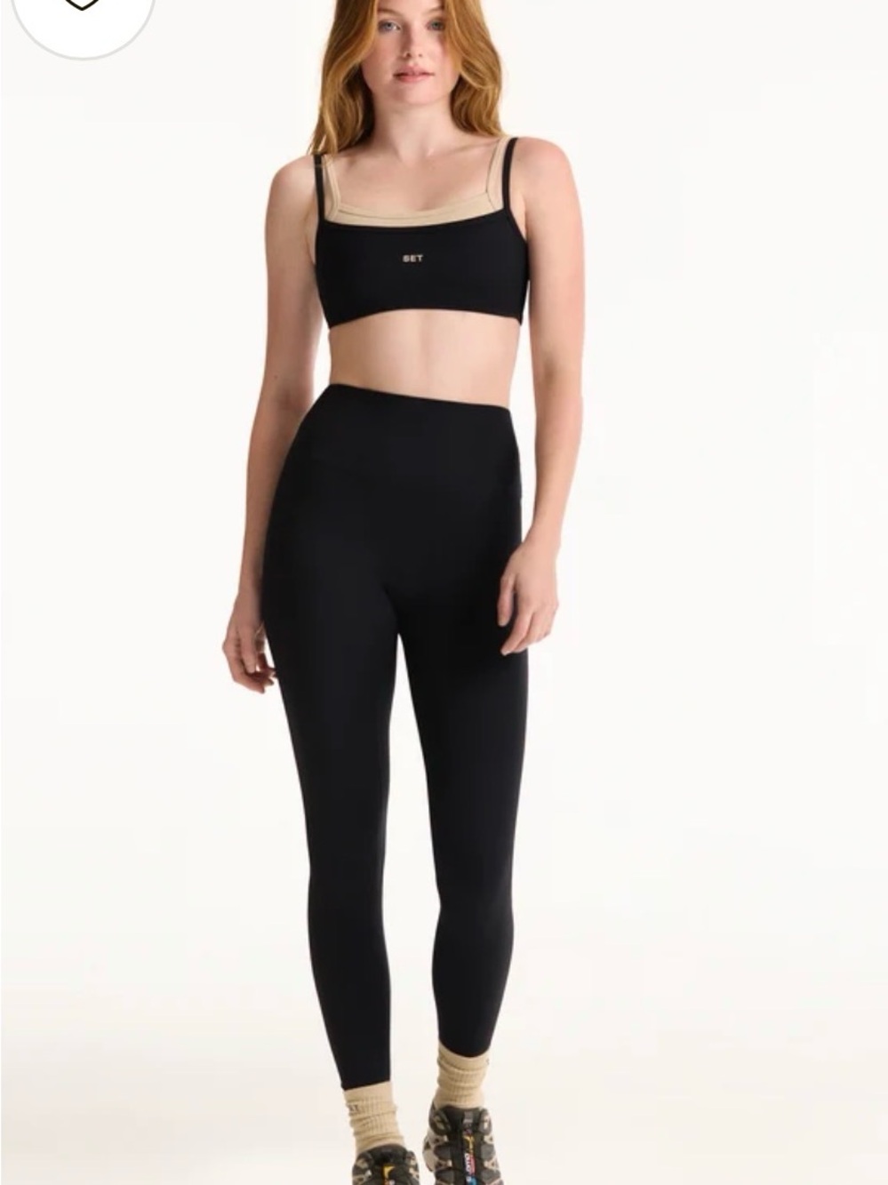 SET Active Black High-Rise Leggings
